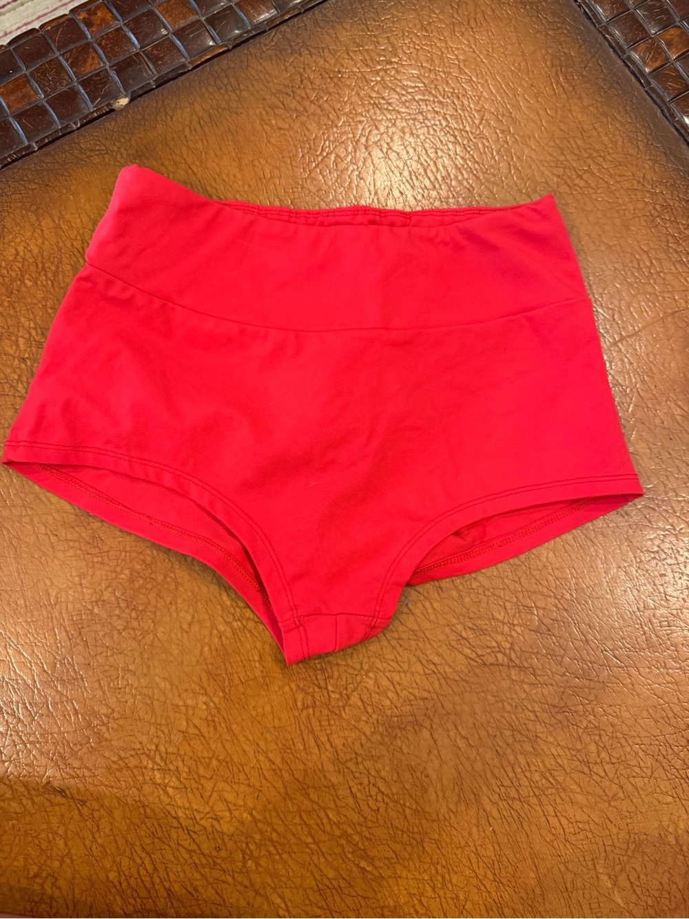 Brand unknown red spandex! Size small!